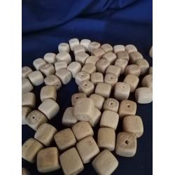 Намистини кубик 15 мм. Упаковка 100шт 