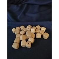 Намистини-кубик 13 мм . Упаковка 100шт