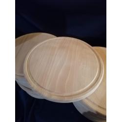 Піднос круглий 20 см з канавкою