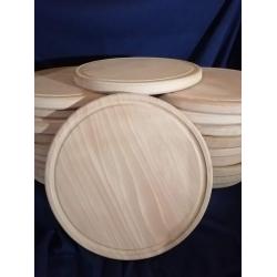 Піднос круглий 20 см з канавкою