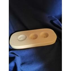 Свічник -розетка на 3 свічки