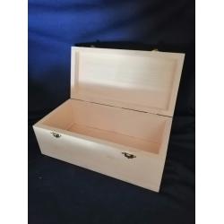 Шкатулка-скриня, круглий верх 300*150 мм (ель)