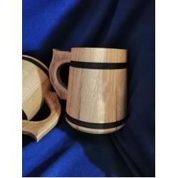 Кухоль для пива дубовий.