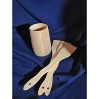 Кухонний набір стакан+лопатки 3шт