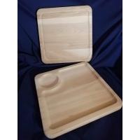 Тарілка-дошка для подачі квадратна.