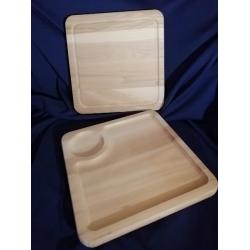 Тарілка-дошка для подачі квадратна.