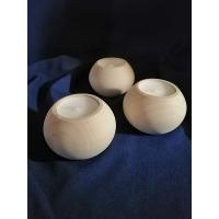 Свічник круглий 70*45 мм без свічки