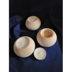 Свічник круглий 70*45 мм без свічки