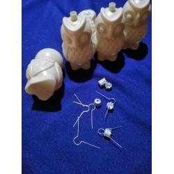 Підвіска Сова (пластмаса) +ковпачок