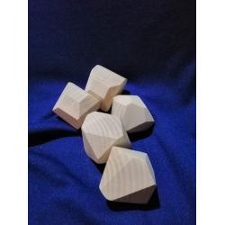 Камінь із дерева 50*50 мм 