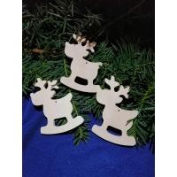 Новорічна підвіска Олень 100*70 мм (дерево)