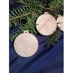Підвіска новорічна, кругла 85 мм