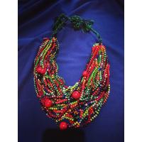 Кольє з бісером