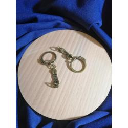 Фурнитура для брелка 60*23 мм, колір бронза