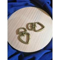 Карабін Серце  44*27 мм, колір бронза.