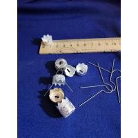 Ковпачки для новорчних куль діам. 12 мм ( упаковка 10 шт) КОЛІР-СРІБЛО