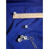 Ковпачки для новорічних куль діам. 10 мм ( упак 10 шт ) КОЛІР - СРІБЛО