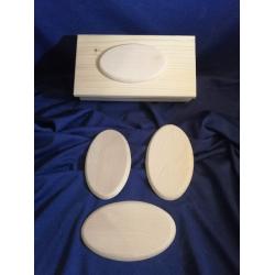 Заготовка овальна Шильда 12*7 см