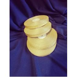 Стрічка атласна, колір золото, 46 м