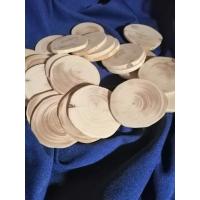 Зрізи дерева круглі діаметр 55-60 мм (упак.100 шт)