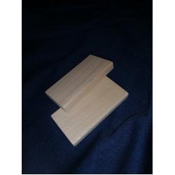 Прямокутник 80*40 мм , бук